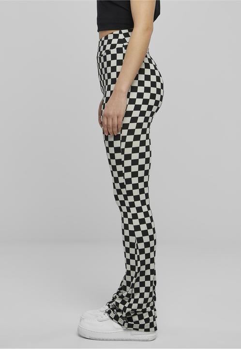 Produktbild Urban Classics Ladies Checked Boot Cut Leggings (S)