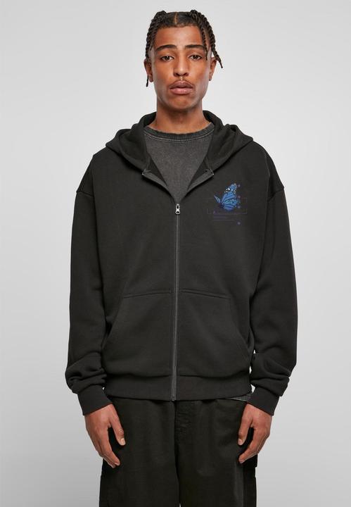 Immagine prodotto Mister Tee Felpa con cappuccio con zip oversize Grid Head Butterfly - 131379 (M)