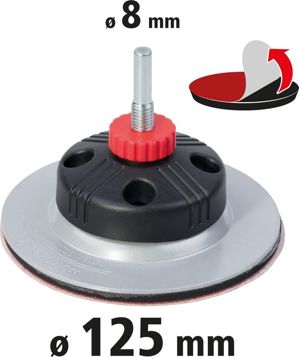 Produktbild wolfcraft 1 fixoflex - Kombischleifer BM ø125mm
