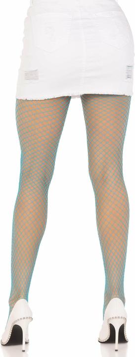 Produktbild Leg Avenue Lycra-Netzstrumpfhose Blau (One Size)