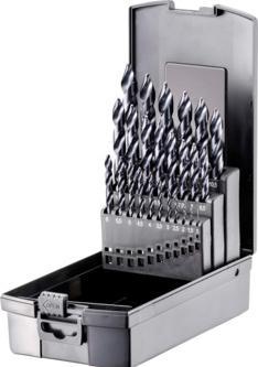 Fortec Draaiboorset HSS-G met TiAlN getrapte punt (2,5 millimeter)