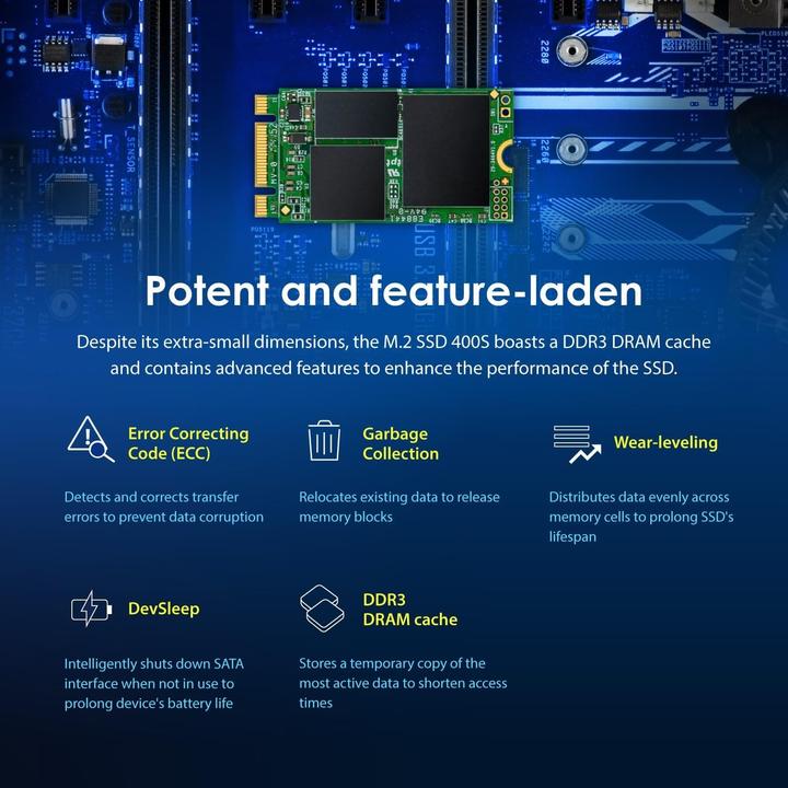 Produktbild Transcend Mts400s (128 GB, M.2 2242)