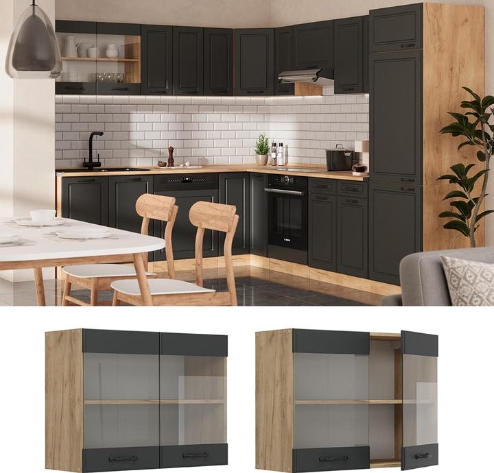 Produktbild Vicco Küchenglashängeschrank R-Line (80 x 31 x 60 cm)
