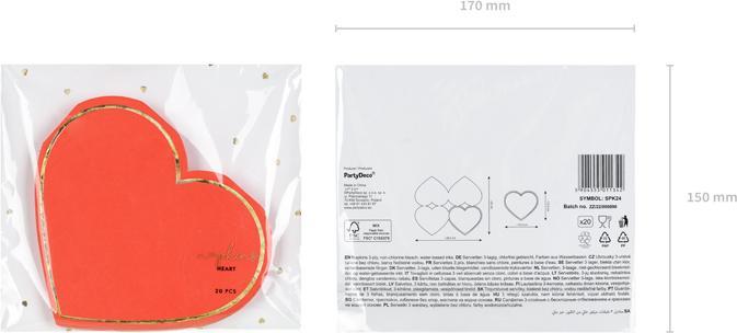 Actual product image Partydeco Napkins (20 pcs., 28.50 x 25 cm)