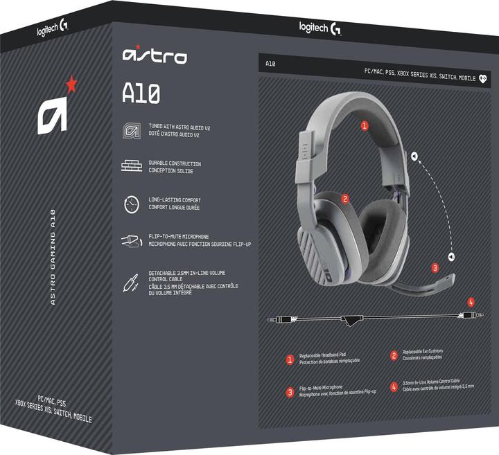 Actual product image Logitech G A10 Gen 2 (Cable)
