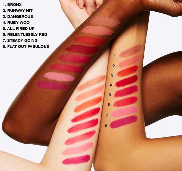 Produktbild MAC Cosmetics Lipstick (Ruby Woo, Tuscany Please, Magnolia please)