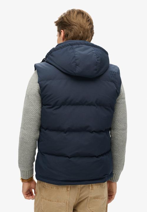 Produktbild Superdry ärmelloe daunenjacke mit kapuze uperdry evert (S)