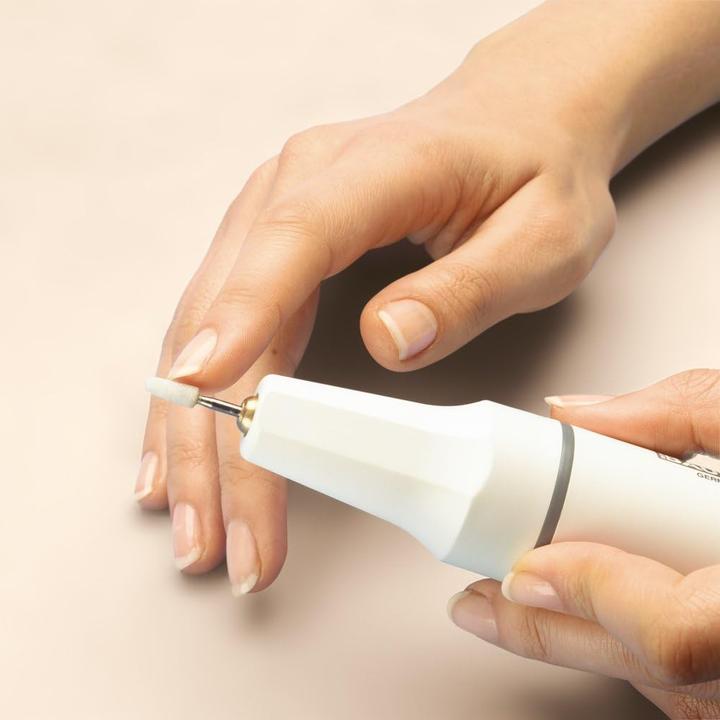 Actual product image Peter Bausch Professional Manicure Pedicure Set with Lock Screw, Reverse Function, 12 Attachments