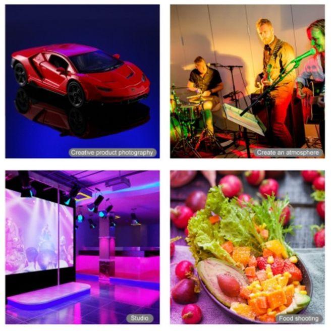 Immagine prodotto Puluz Apparecchio ad anello 10.2" RGBWW 168 Marquee LED & treppiede 165cm (Anello di luce)