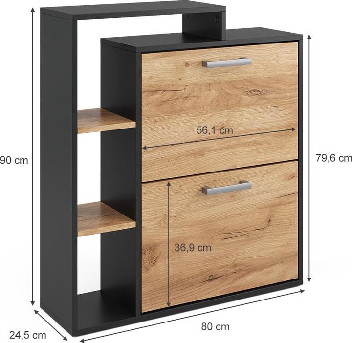 Actual product image Vicco Orlando (80 x 24.50 x 90 cm)