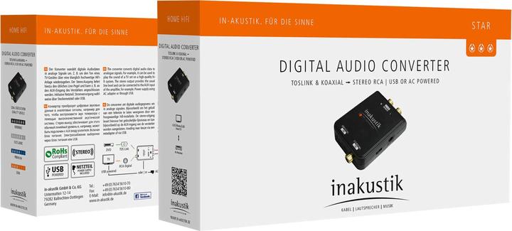 Produktbild Inakustik Star Audio Konverter (Digital -> Analog)