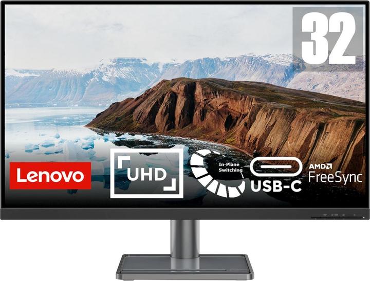 Actual product image Lenovo L32p-30 (31.5 inch) Pixel Ultra HD LED (3840 x 2160 Pixels, 31.50")