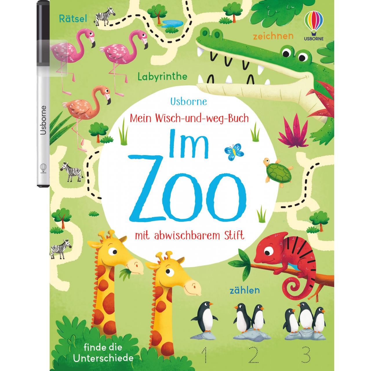 Mein Wisch-und-weg-Buch: Im Zoo, Kinderbücher von Kirsteen Robson
