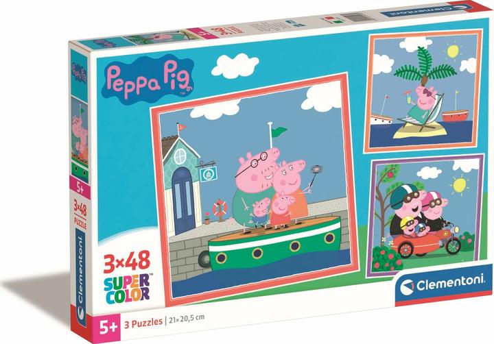 Image du produit Clementoni Puzzle Peppa Pig 3x48pcs. (48 pièces)