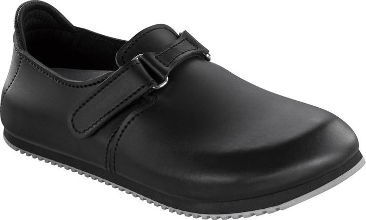 Birkenstock Clog Linz Superlauf, Naturleder, schwarz, normal, Grösse 39 (39)