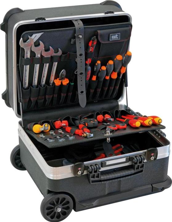 Produktbild GT Line Line Werkzeugkoffer fahrbar Modell Turtle Wheels (12 Teile)