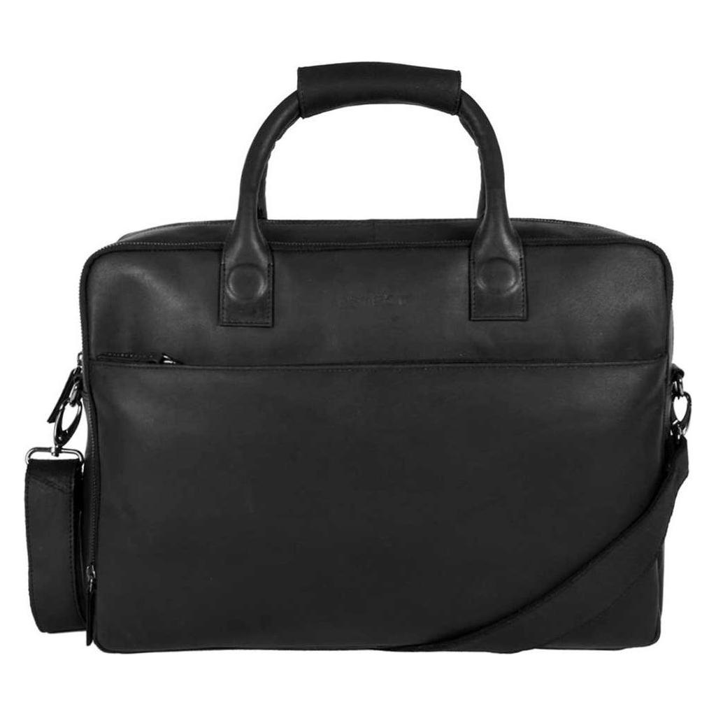 Dstrct Fletcher Street Business Laptoptas 17 " Schwarz (17"), Laptoptas, Zwart