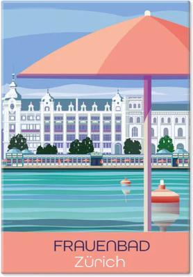 Actual product image S.wert Design Magnet Frauenbad