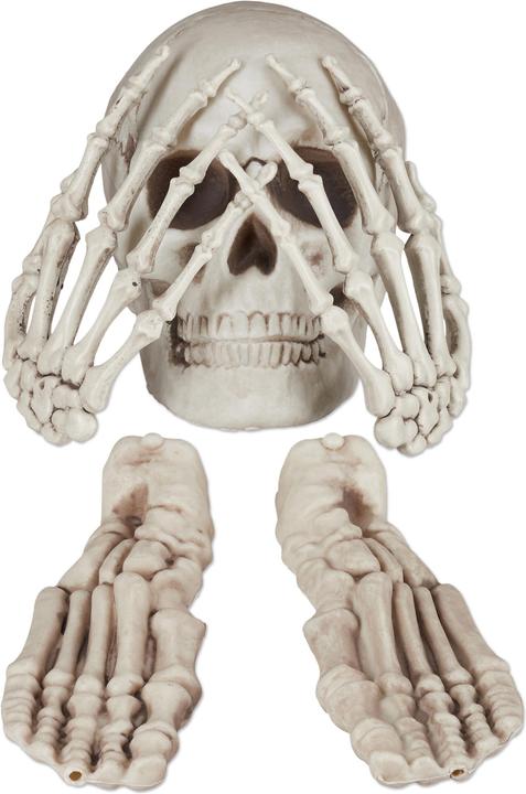 Produktbild Relaxdays Dekoknochen Halloween (12 Stück)