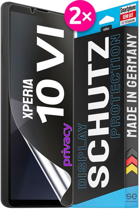 Actual product image Smart Engineered se 3D protective film Sony Xperia 10VI Privacy (PU 2) (2 Piece, Sony Xperia 10 VI)