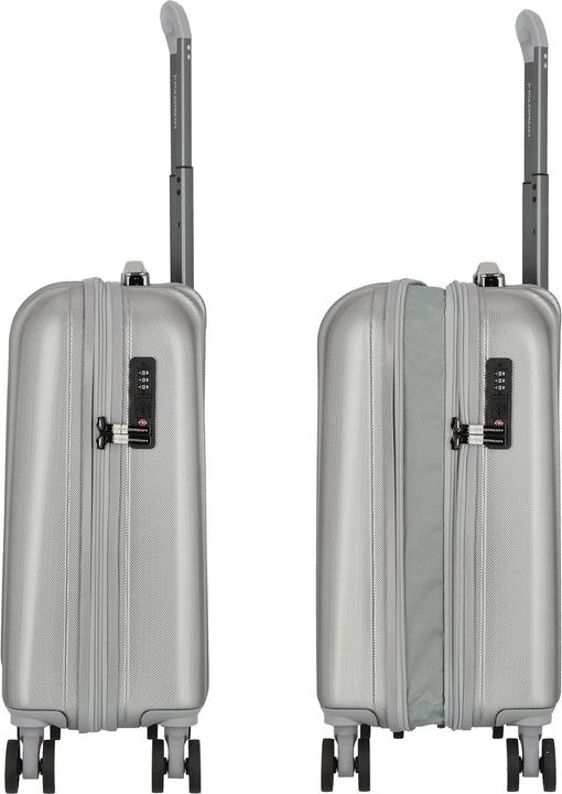 Produktbild Polestream Moonrock 4 Rollen Kabinentrolley 55 cm mit Dehnfalte (34 l)