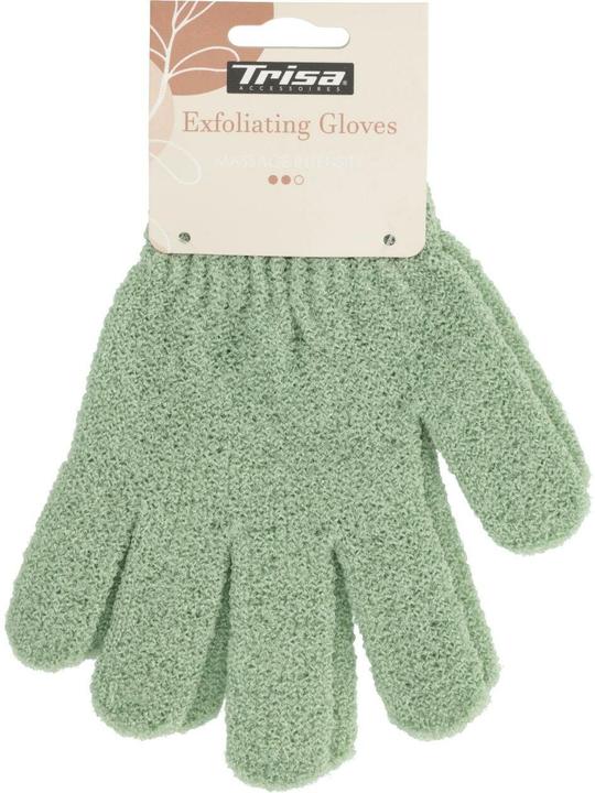 Actual product image Trisa Peelinghandschuhe grün