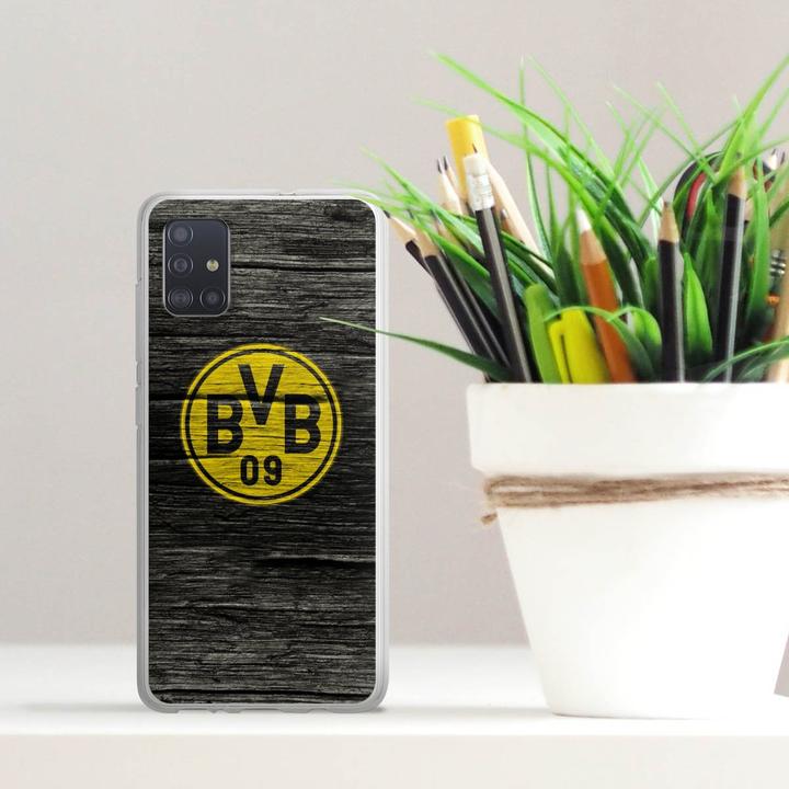 Produktbild DeinDesign Silikon Hülle für Samsung Galaxy A51 Handyhülle Case Smartphone Schutzhülle BVB Borussia Dortmund (Samsung Galaxy A51)