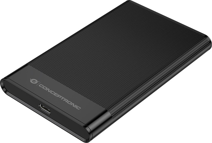 Actual product image Conceptronic HDD enclosure 2.5" SATA I-III HDD/SSD USB-A &-C (2.5")
