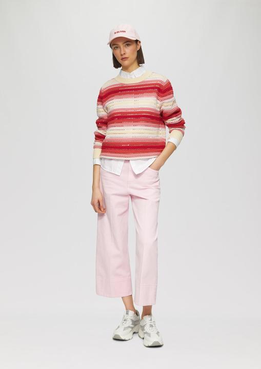 Immagine prodotto S.Oliver Strickpullover Ajour-Pullover aus Baumwollmix (36)