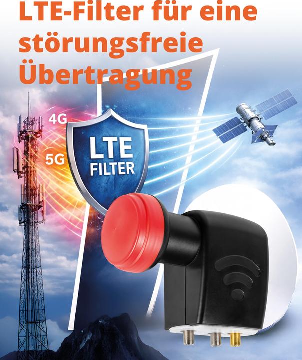 Image du produit Megasat 0401103 Diavolo Unicable LNB 2Legacy 4Unicable (Unicable, 40mm)