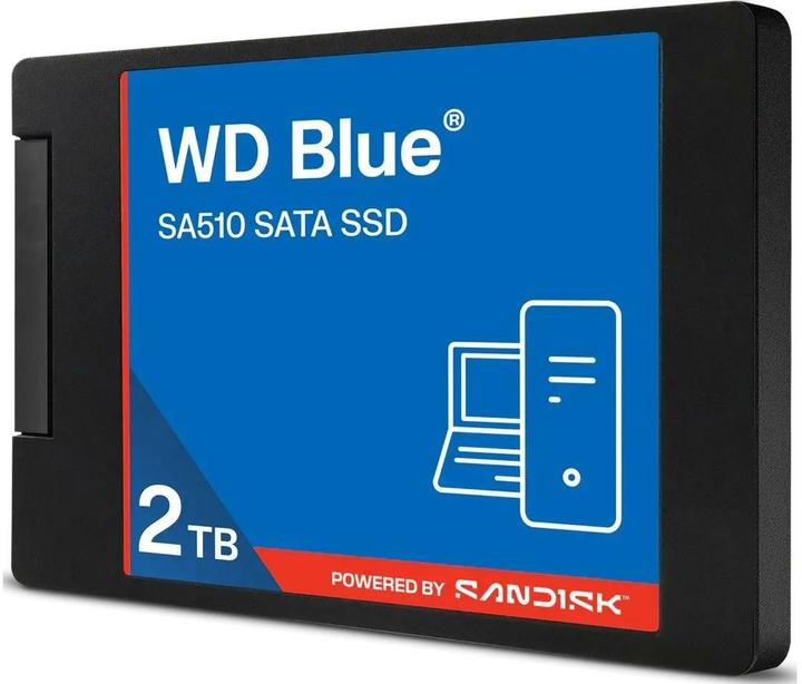 Actual product image SANDISK SSD Blue SATA 2TB 2.5 (2000 GB, 2.5")
