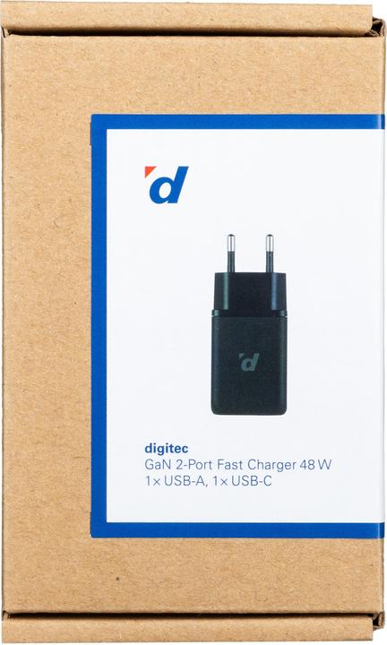 Actual product image Digitec GaN 2-Port Fast Charger (48 W)