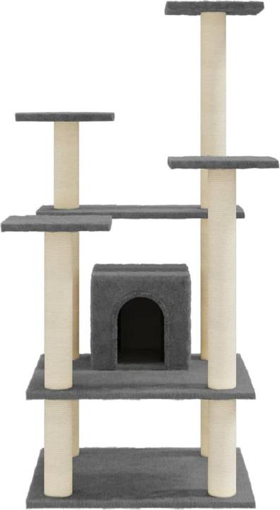 Produktbild vidaXL Katzenbaum (110 cm, Dunkelgrau)