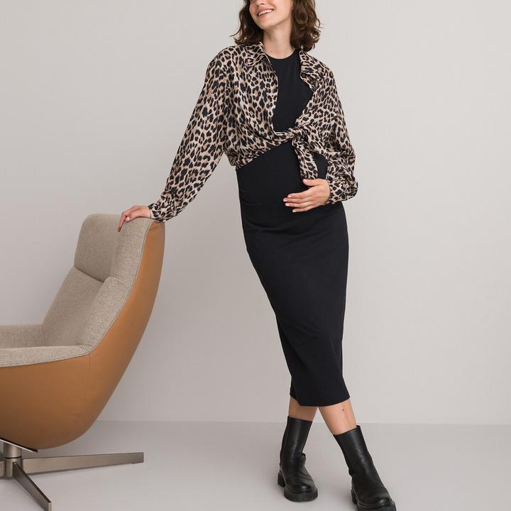 Produktbild La Redoute Collections Ärmelloses Umstandskleid (XL)