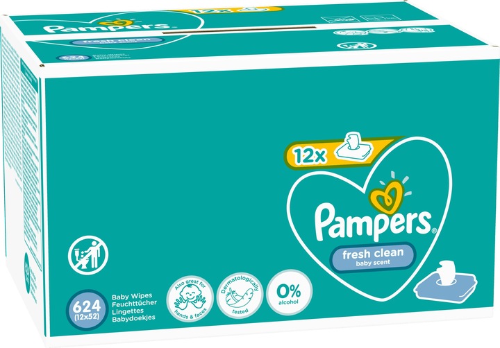 Produktbild Pampers Fresh Clean (624 Stück)