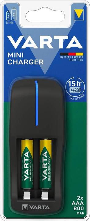 Actual product image Varta mini charger (2 pcs., AAA, 800 mAh, Battery + charger)