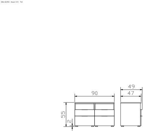 Actual product image Hasena Dowio (90 x 49 x 55 cm)