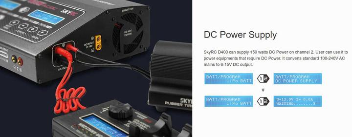 Actual product image SkyRC D400 Ac/Dc 2x200w