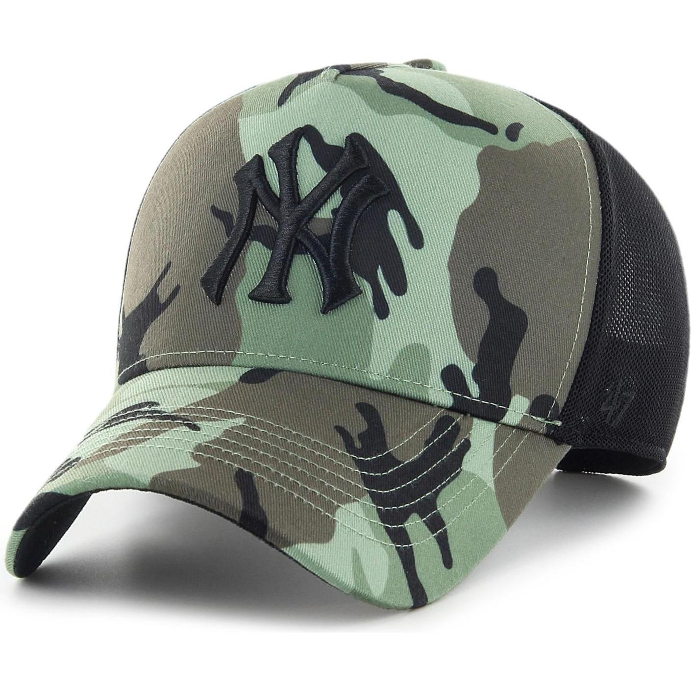 47 Brand, Herren, Cap, Trucker Sector New York Yankees, Grau, (One Size)