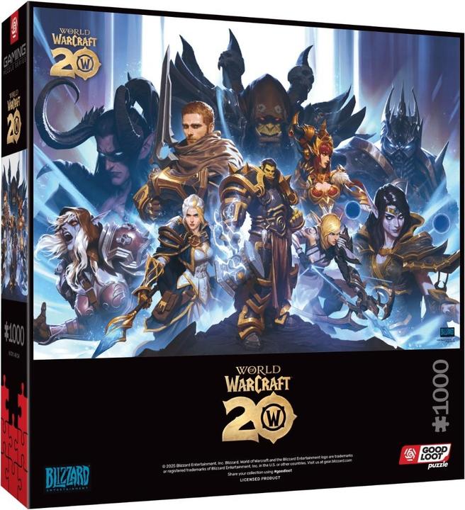 Actual product image Good Loot Puzzle Gaming Puzzle: World of Warcraft 20th Anniversary 1000 elementów (1000 pieces)