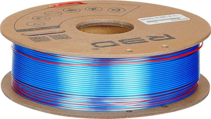 Produktbild R3D eSilk Magic-PLA Blau-Rot Filament 1.75mm 1Kg (PLA, 1.75 mm, 1000 g, Blau, Rot)