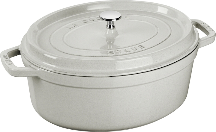 Oval Cocotte (33 cm, Casserole + Stewpot, Cast iron)