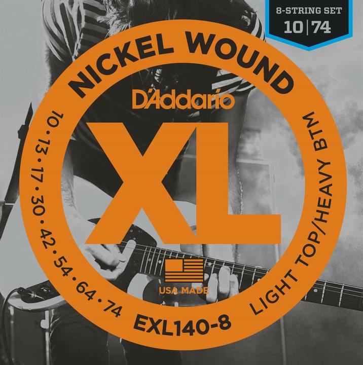 Produktbild D'Addario Exl140-8 (8 x, E-Gitarre, 0.07")