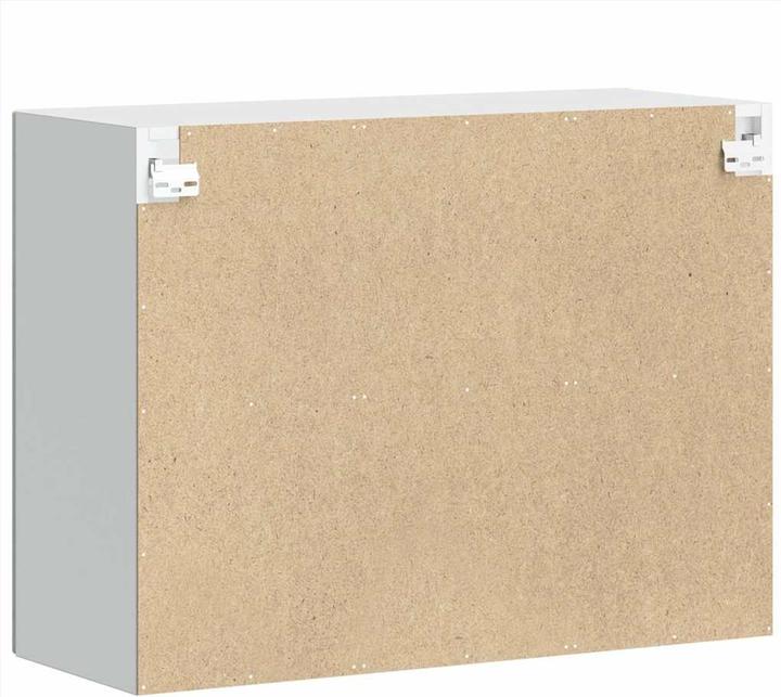 Actual product image VidaXL Kitchen wall unit with glass door Porto concrete grey Kitchen wall unit (80 x 31 x 60 cm)