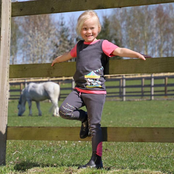 Actual product image Hy Equestrian Merry Go Round Breeches (140)