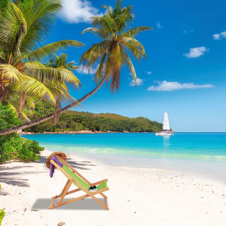 Produktbild Relaxdays Holzliegestuhl (92 cm)