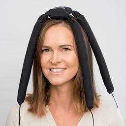 Actual product image Glov Spider Set Cold Curling Rollers For Long And Medium Hair Black 4 Pieces