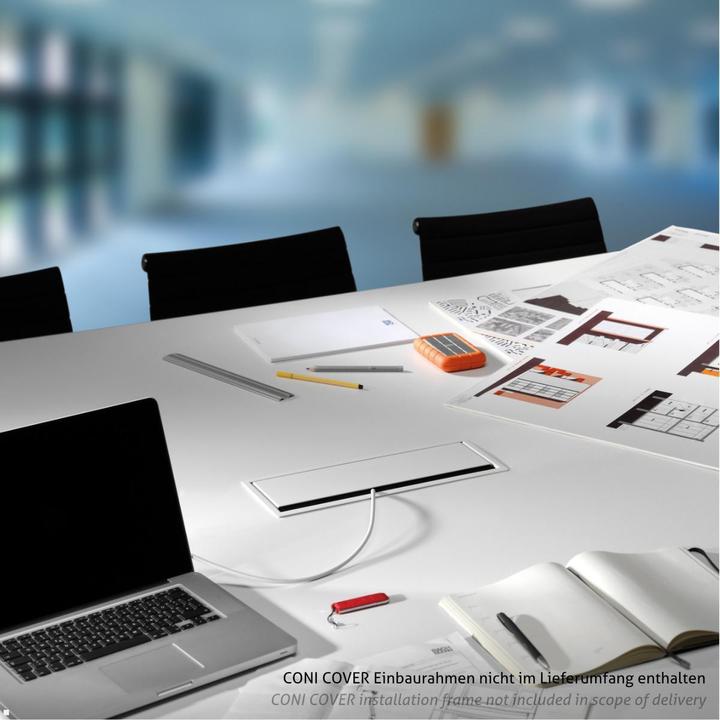 Produktbild Bachmann cable tray CONI COVER 6-way cable tray for CONI COVER cable bag (6x)