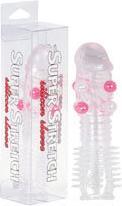 Produktbild Seven Creations Super Stretch Transparente Silikonhülse mit kleinen Kugeln