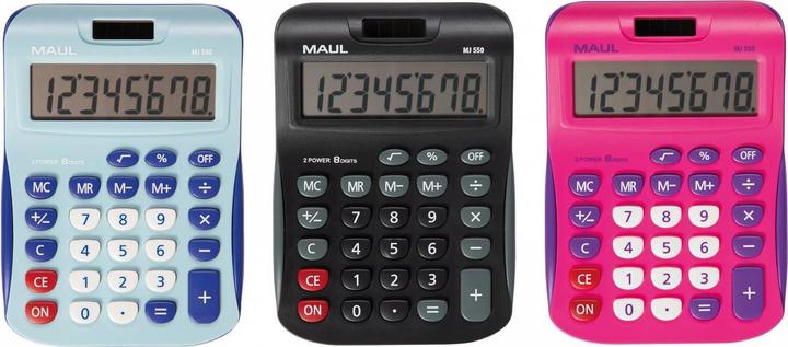 Actual product image Maul Calculator MJ550 Junior Blue (Batteries)